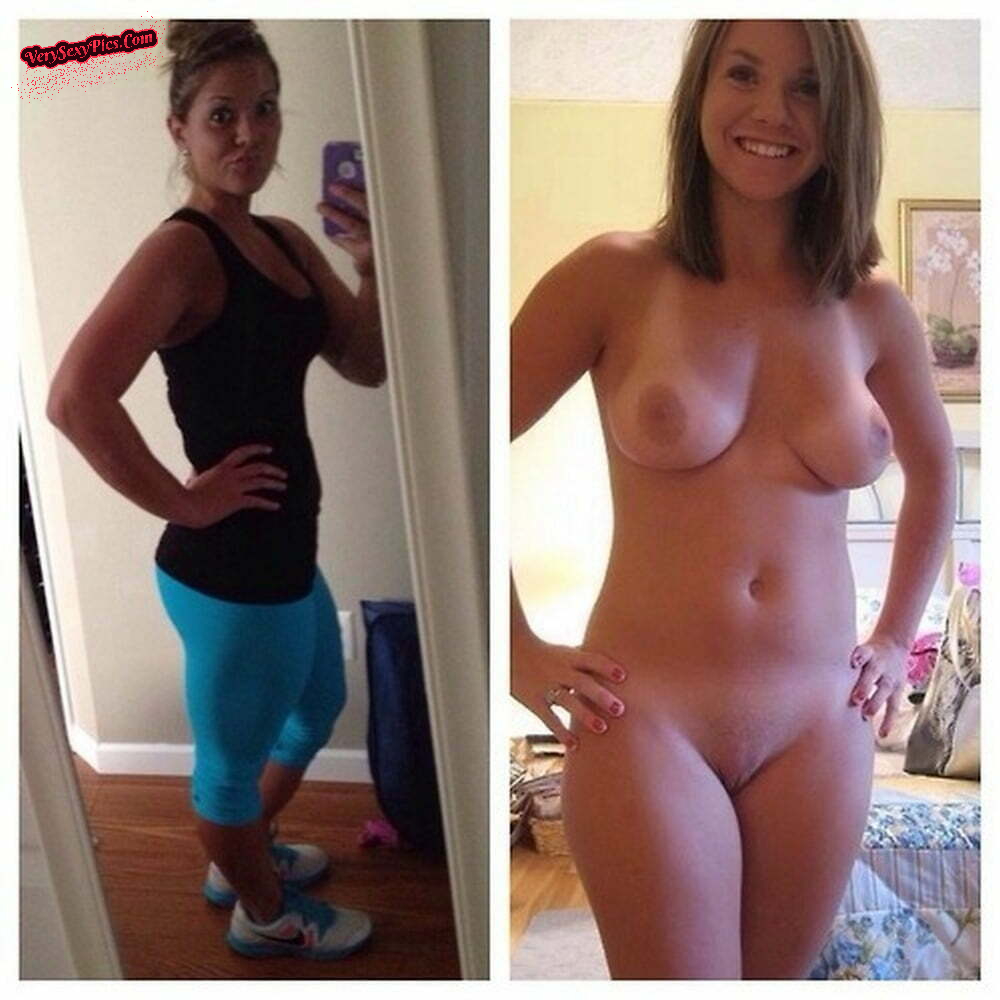 DRESSED/UNDRESSED Sweet Ladys With Big Round Juicy Boobs