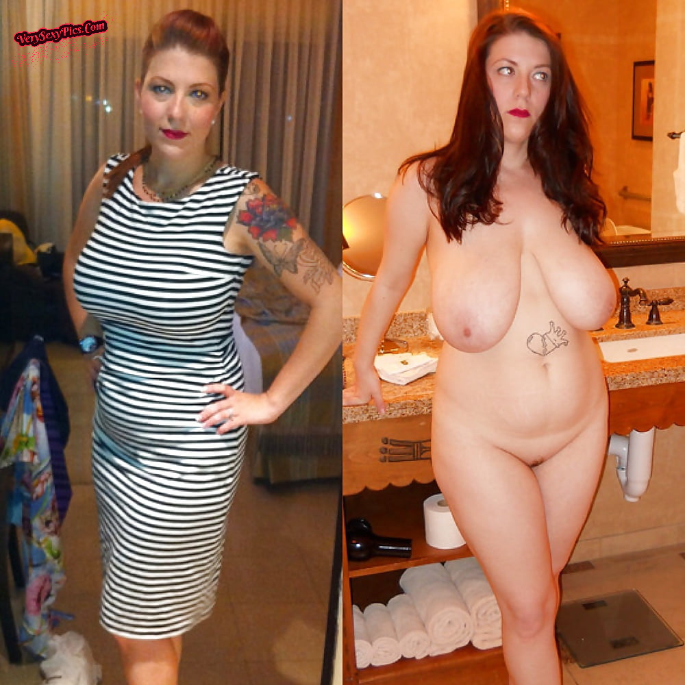 DRESSED/UNDRESSED Sweet Ladys With Big Round Juicy Boobs