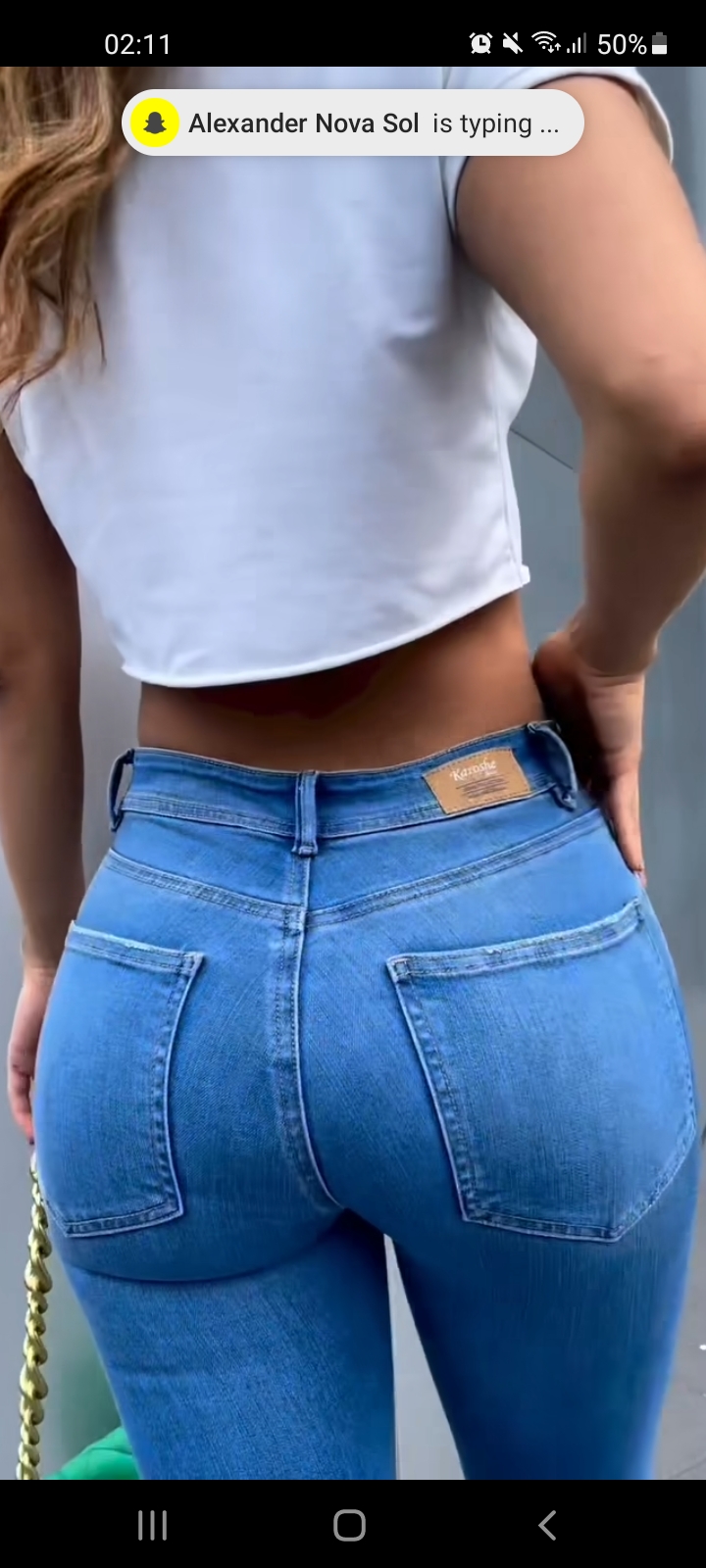 Ass in jeans blowjob anal cum