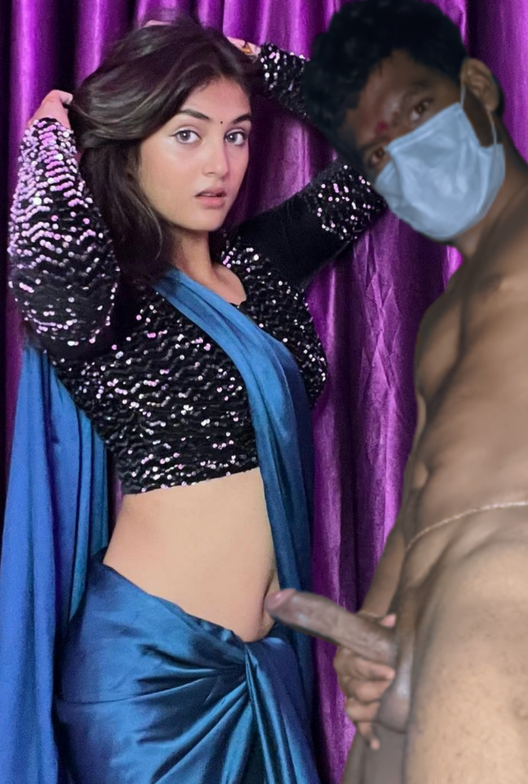 Huge and big dick with cute girl