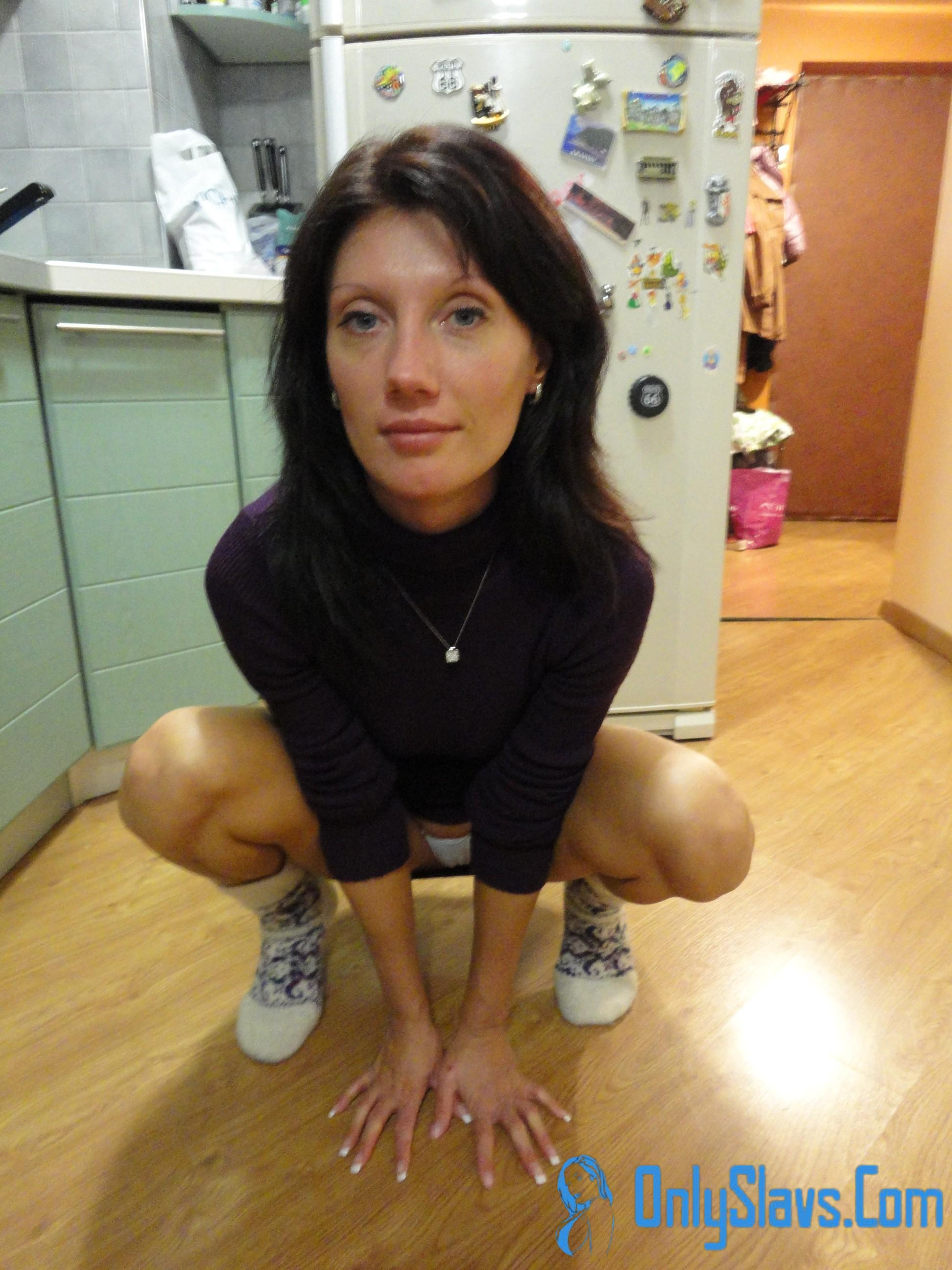 Naughty Russian MILF Hard Fetish