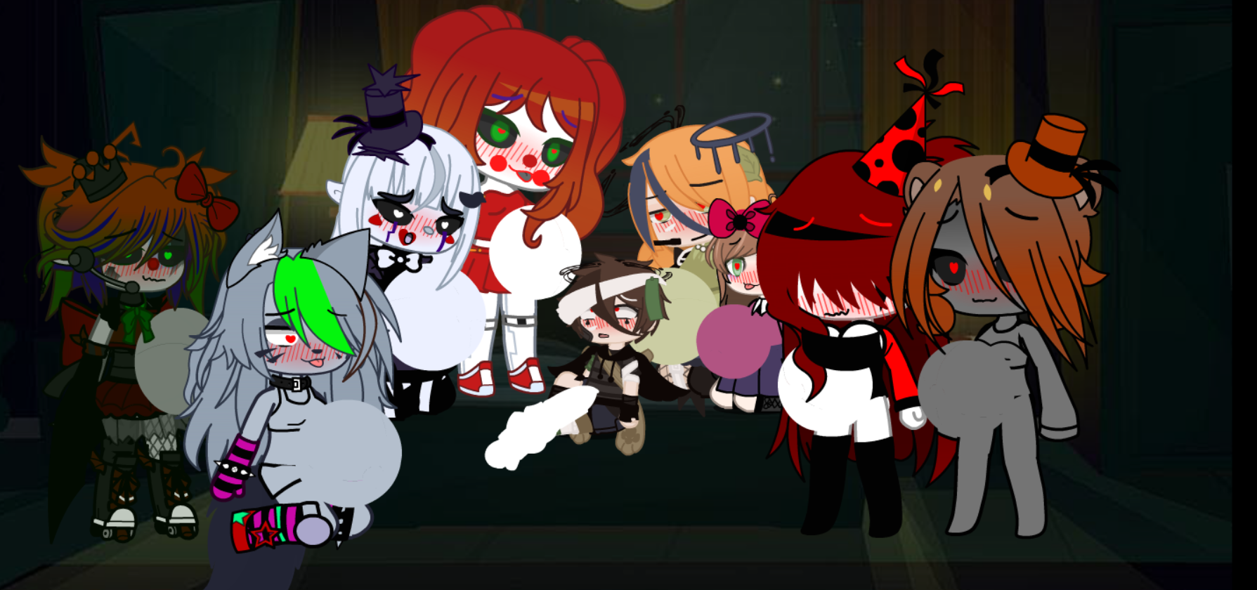 Evan inpregnates his harem {the rest are in part two}