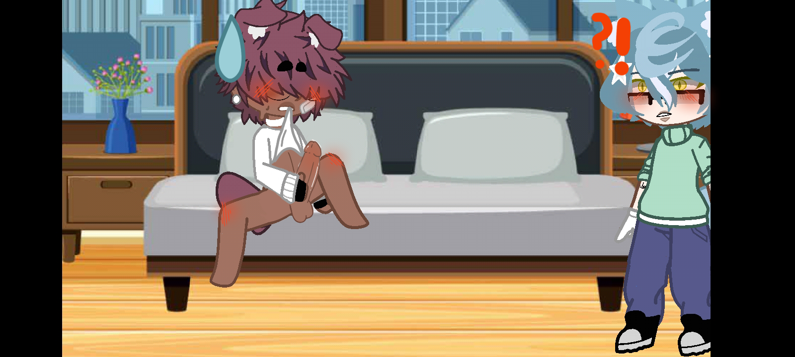 My friend Nikolas touching himself!~ (Gacha)