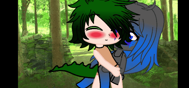 My oc fucks blue (GIF)