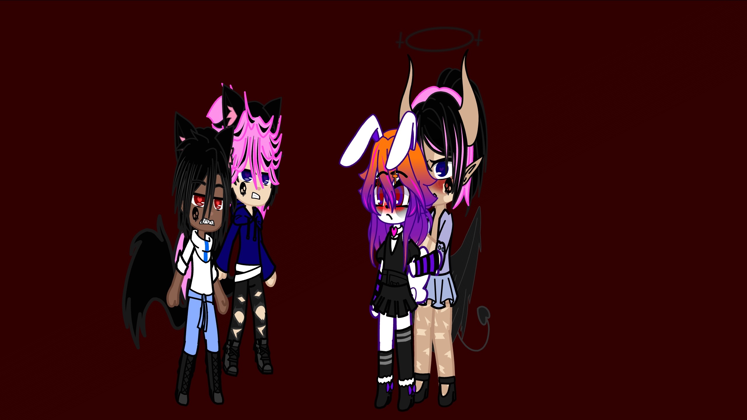 Vixen(Lol2730) protecting Me from my brothers + Snuggles