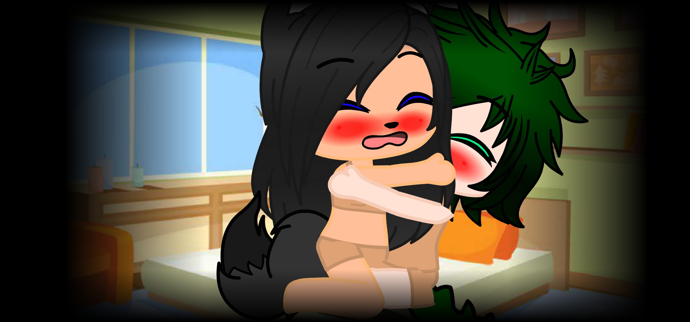 My oc fucks a wolf girl (GIF and PIC)