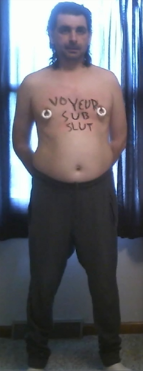 Webslut Blake Hill from Grand Rapids Michigan Body Writing