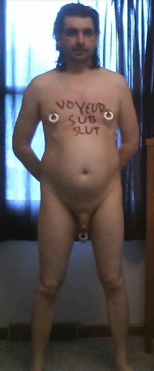 Webslut Blake Hill from Grand Rapids Michigan Body Writing