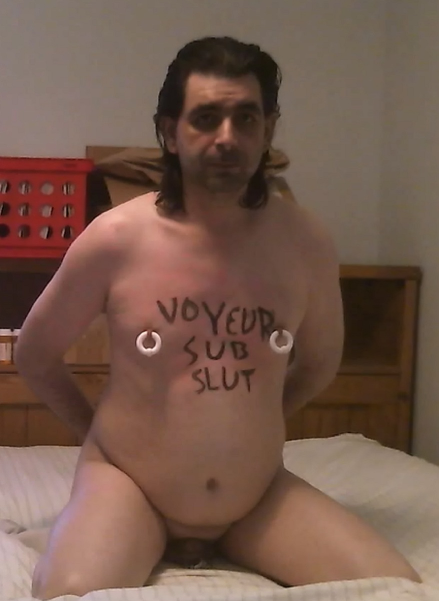 Webslut Blake Hill from Grand Rapids Michigan Body Writing