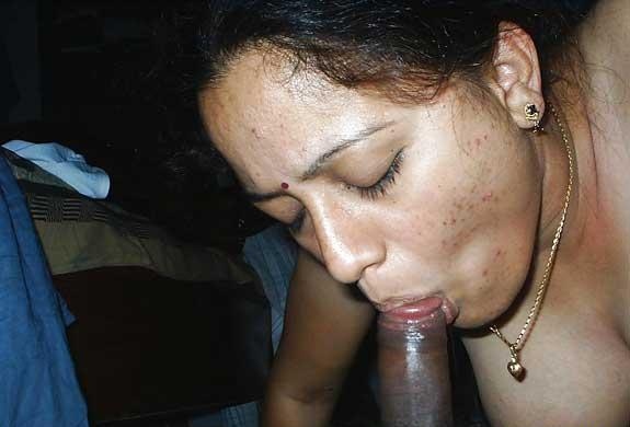 Aunty blowjob