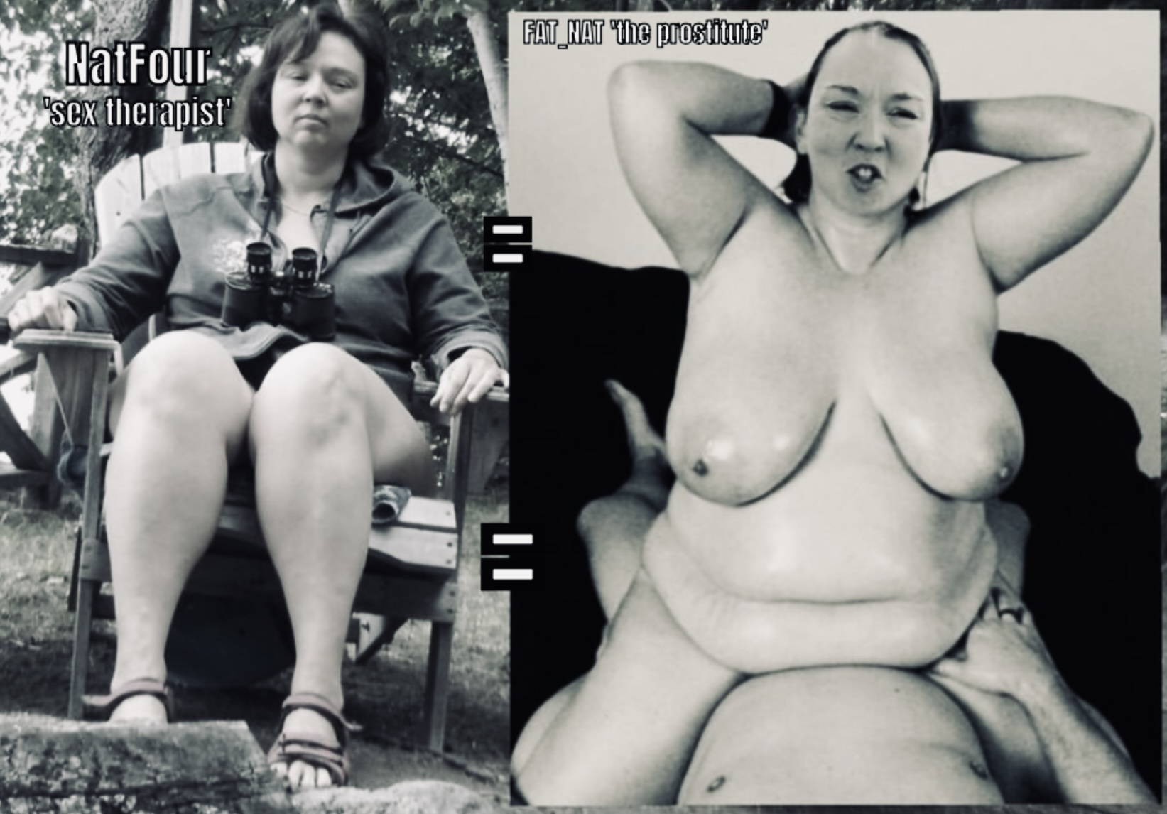 Sex Therapist NatFour = ‘the prostitute’ FAT_NAT