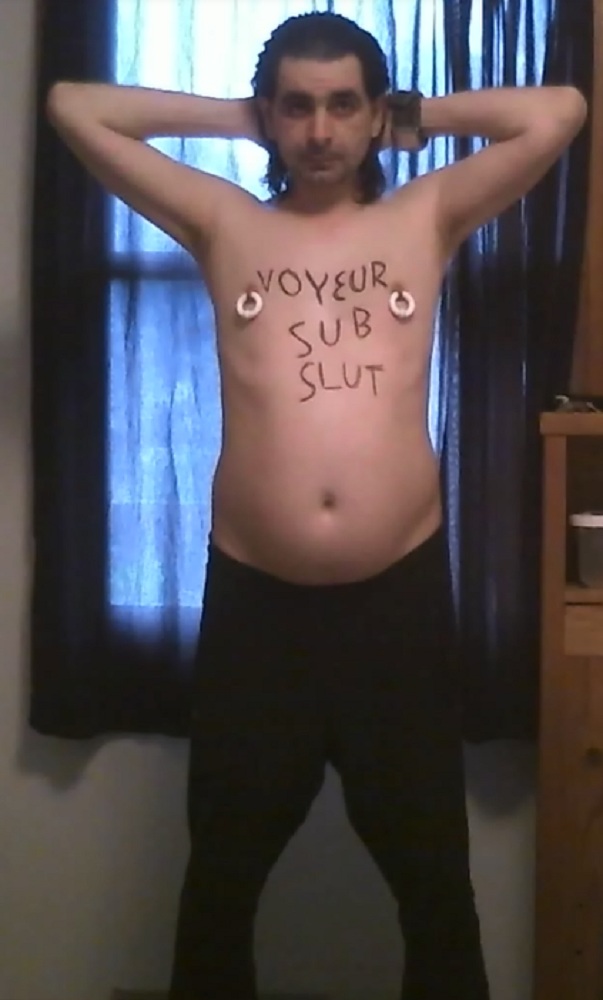Webslut Blake Hill from Grand Rapids Michigan Body Writing 2