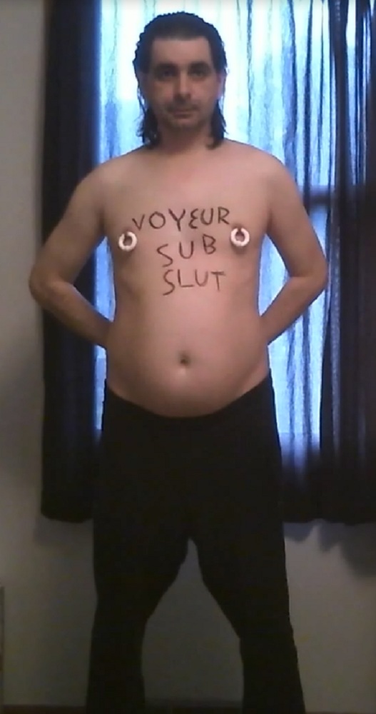 Webslut Blake Hill from Grand Rapids Michigan Body Writing 2