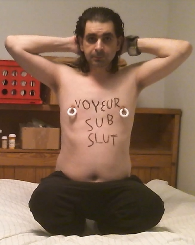 Webslut Blake Hill from Grand Rapids Michigan Body Writing 2