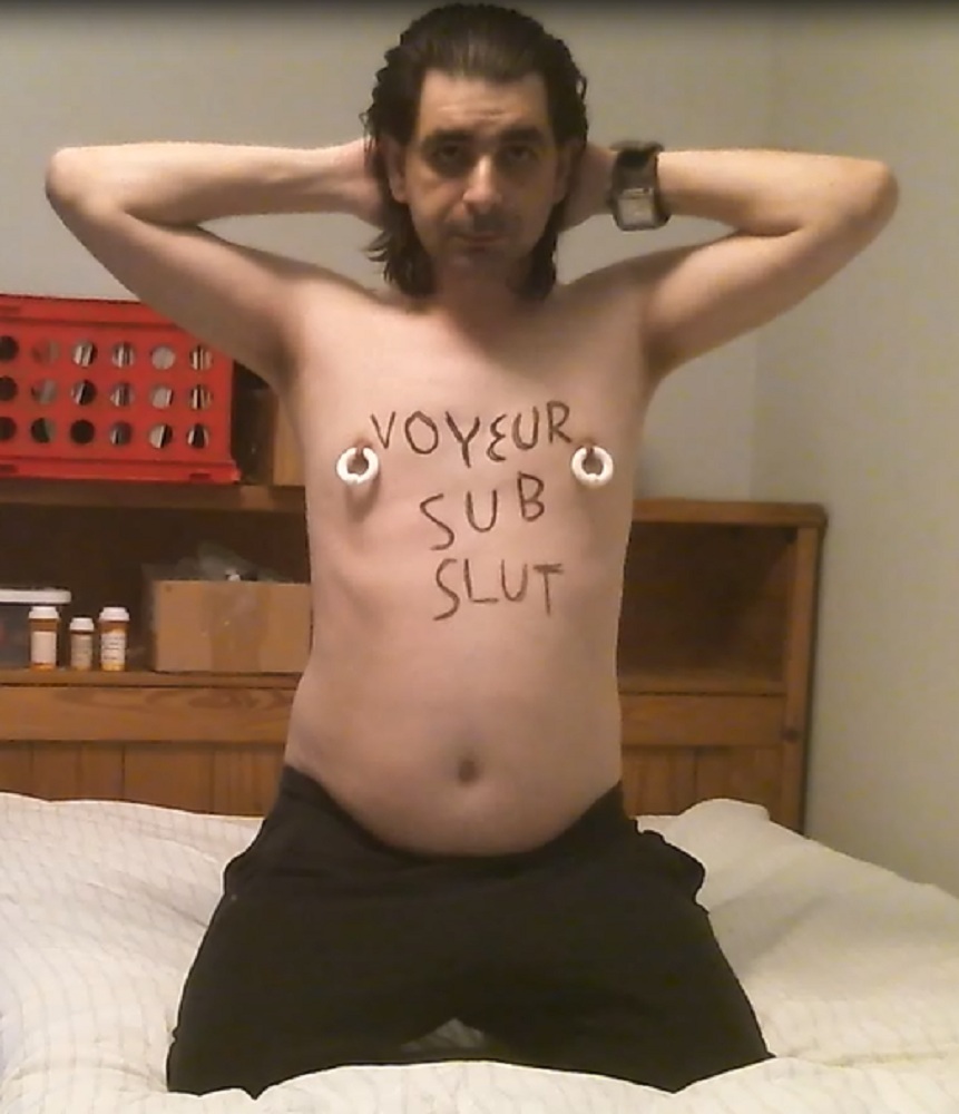 Webslut Blake Hill from Grand Rapids Michigan Body Writing 2