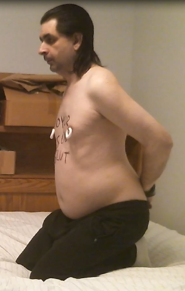 Webslut Blake Hill from Grand Rapids Michigan Body Writing 2