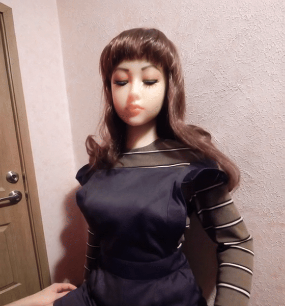 Nomi get hired as simple maid. But ... (GIFs)