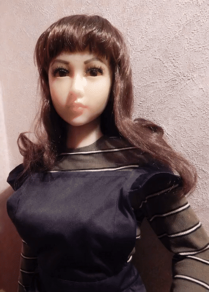 Nomi get hired as simple maid. But ... (GIFs)