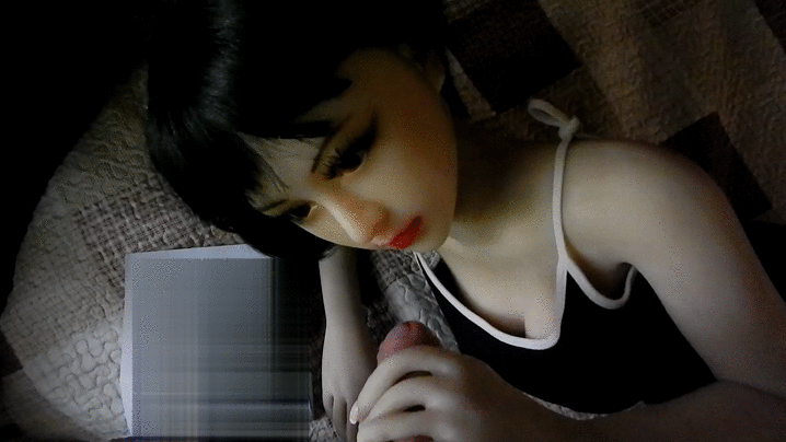 Brunette Nomi meets neighbor. (GIFs)