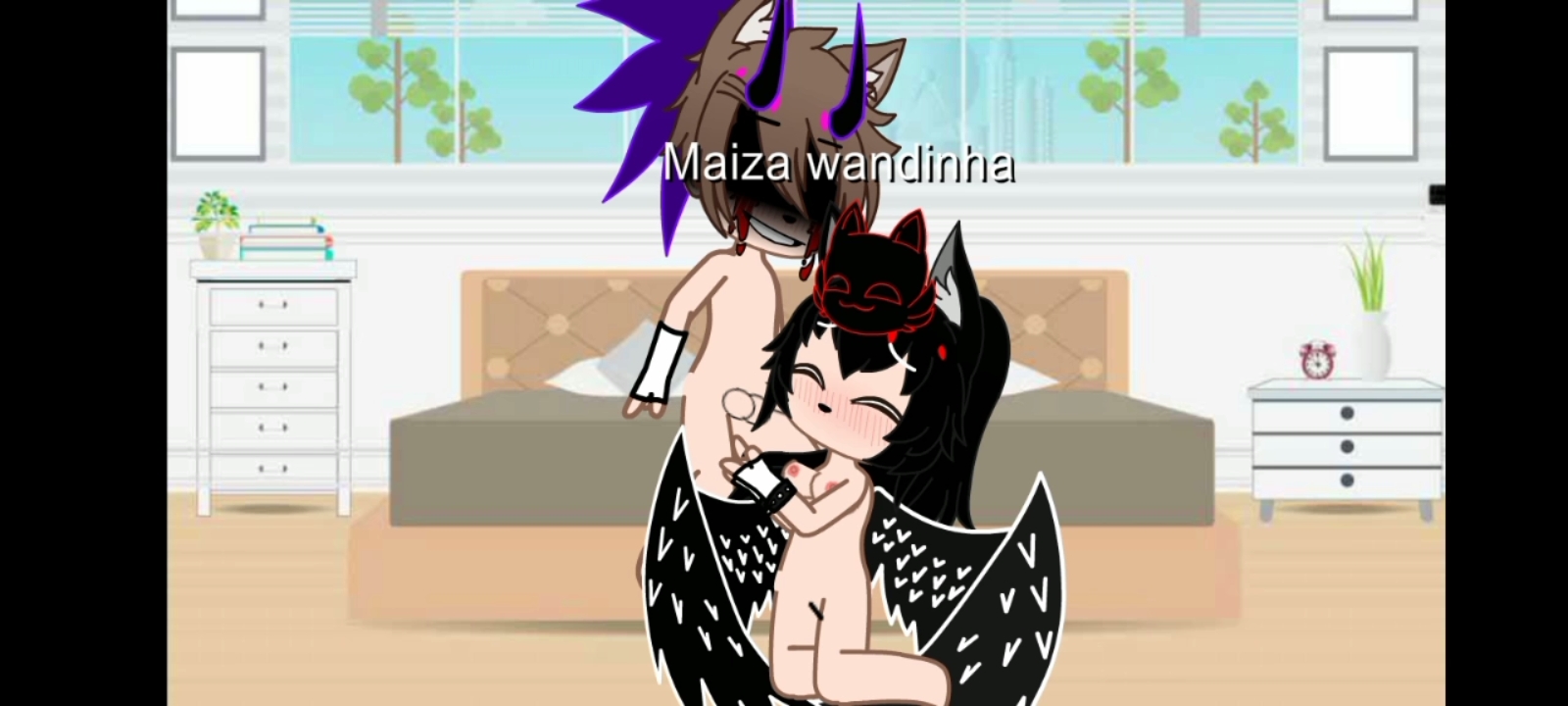 Gothic drink his cum and cum