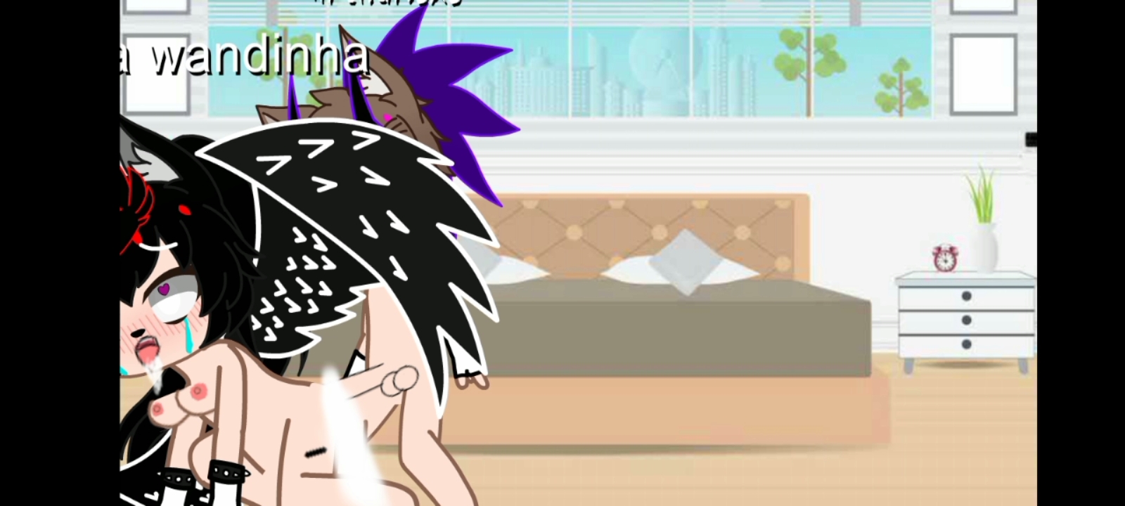 Gothic drink his cum and cum