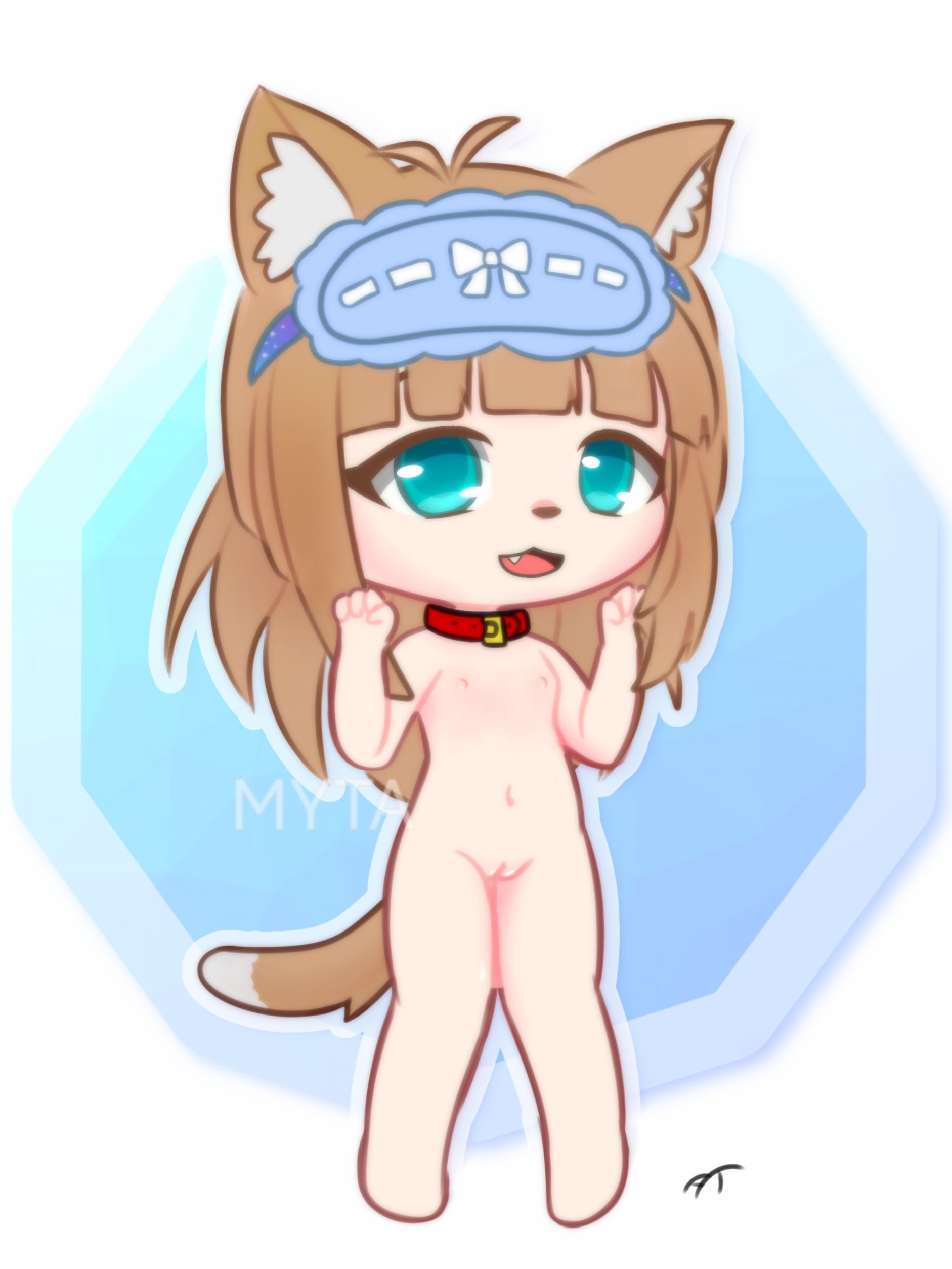 gatinha fofa peladinha