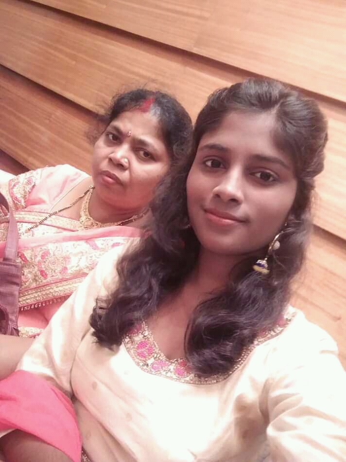 Indian Girl with Family