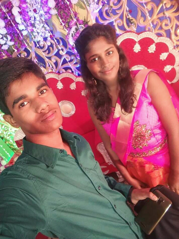 Indian Girl with Family