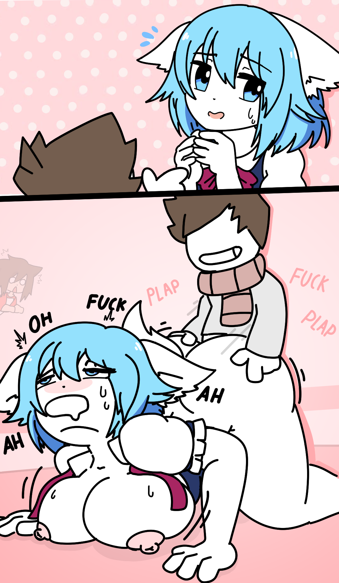 Scarf boy fucks wolfychu