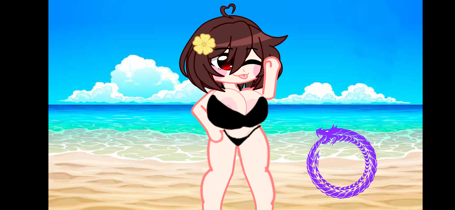 Chara on the beach (Old design)