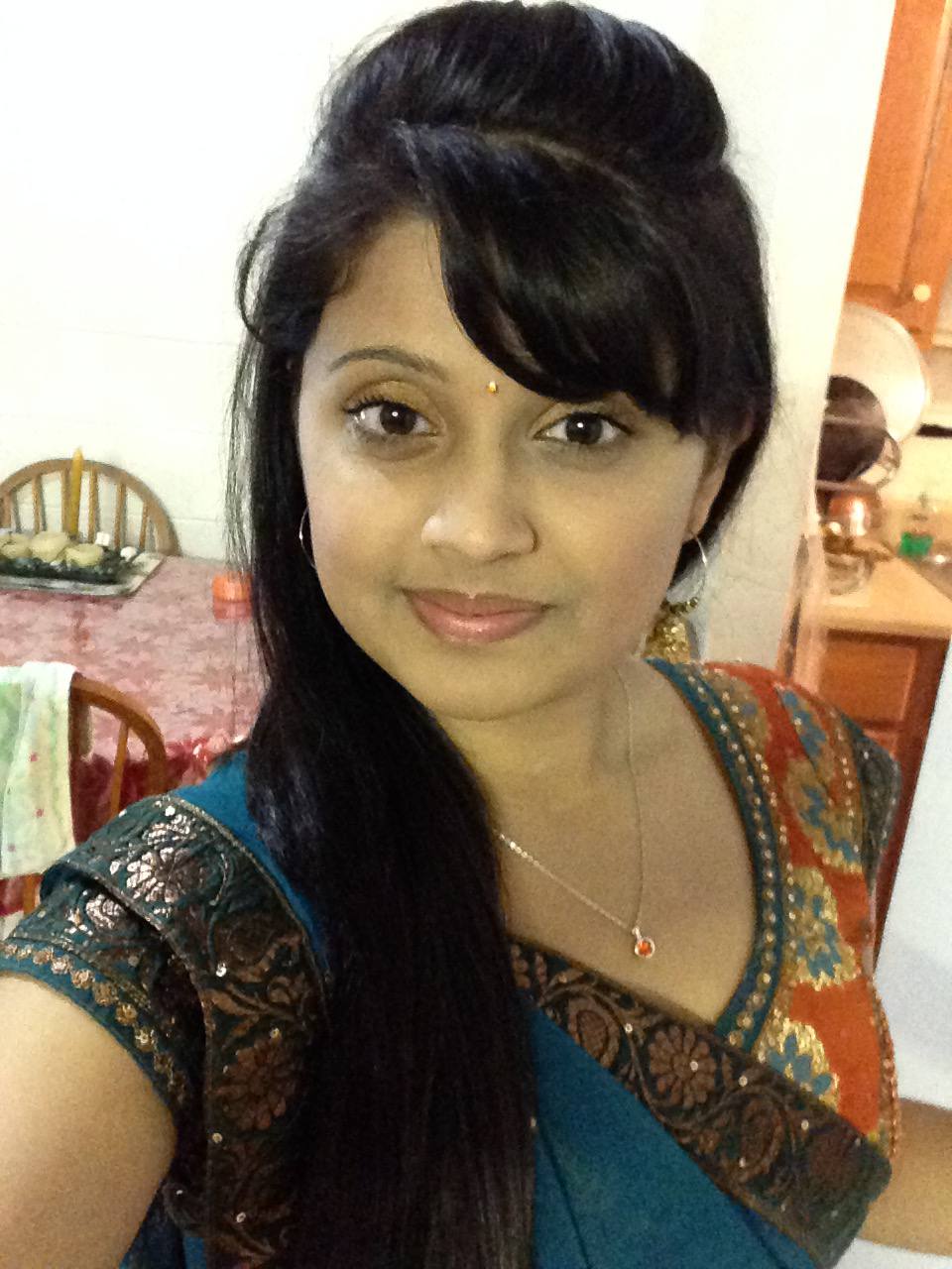 Desi girl swati in ethic wear