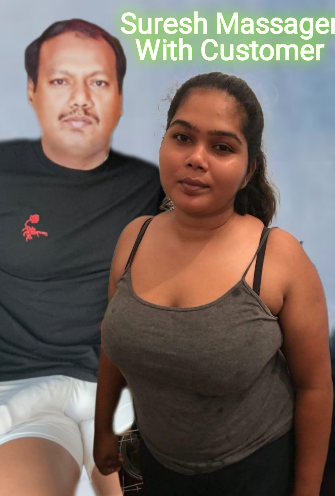 Trichy Massage Center with Customer