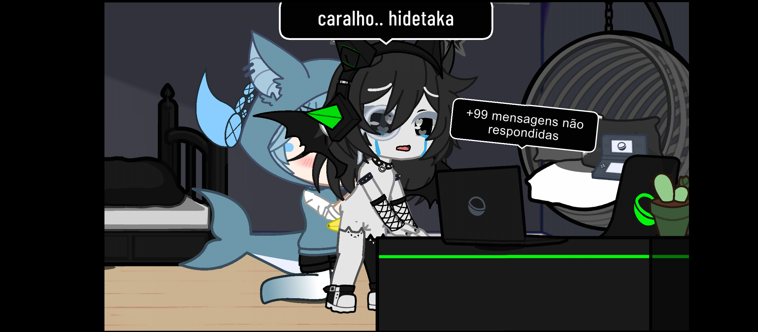 Umas coisinhas que fiz no gacha nebula <3 ( gacha sex )