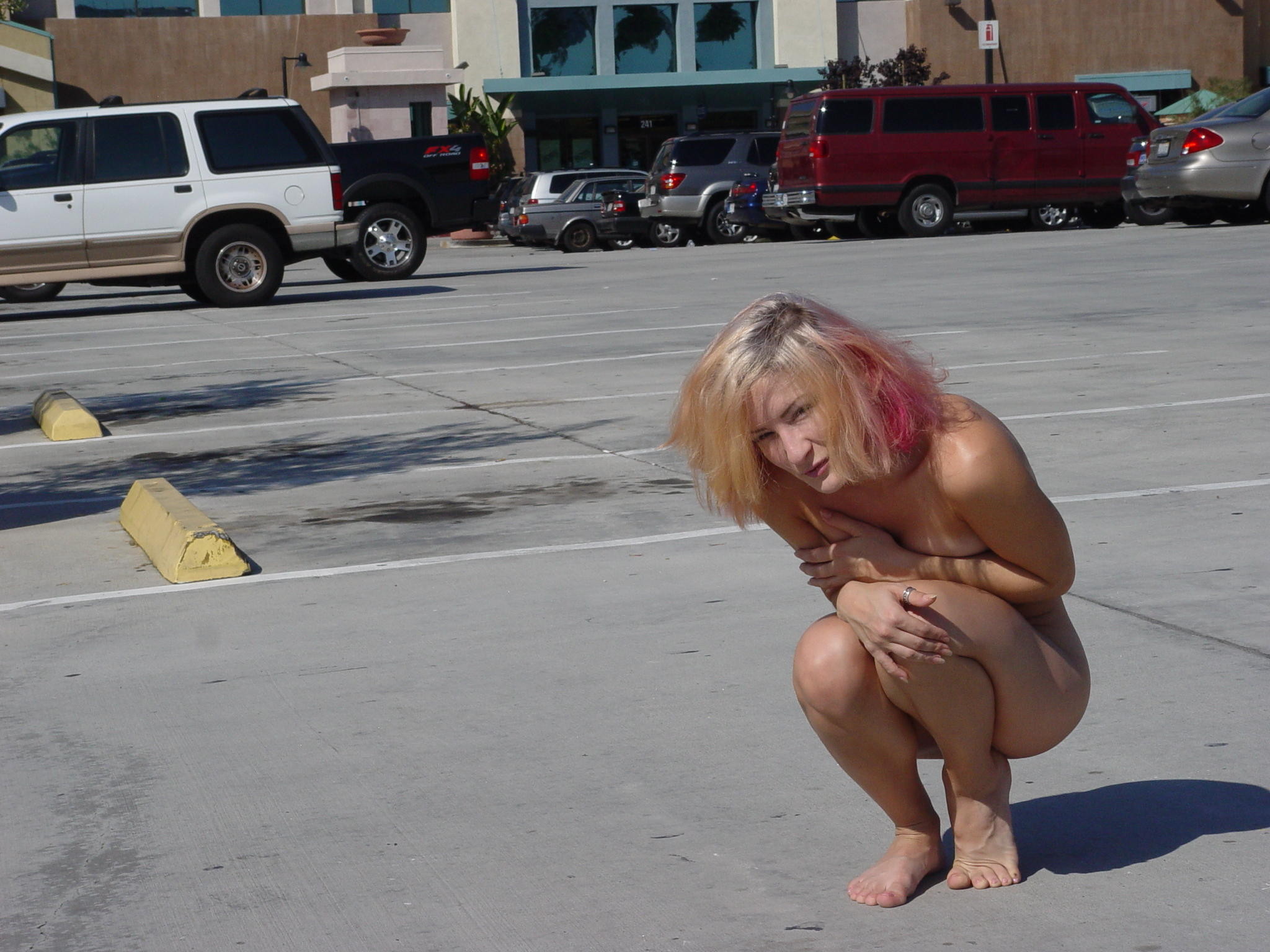 Brandy Slavsky naked in public