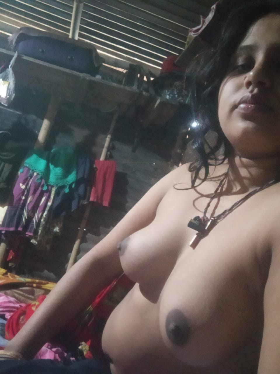 Sexy women nude front of camera