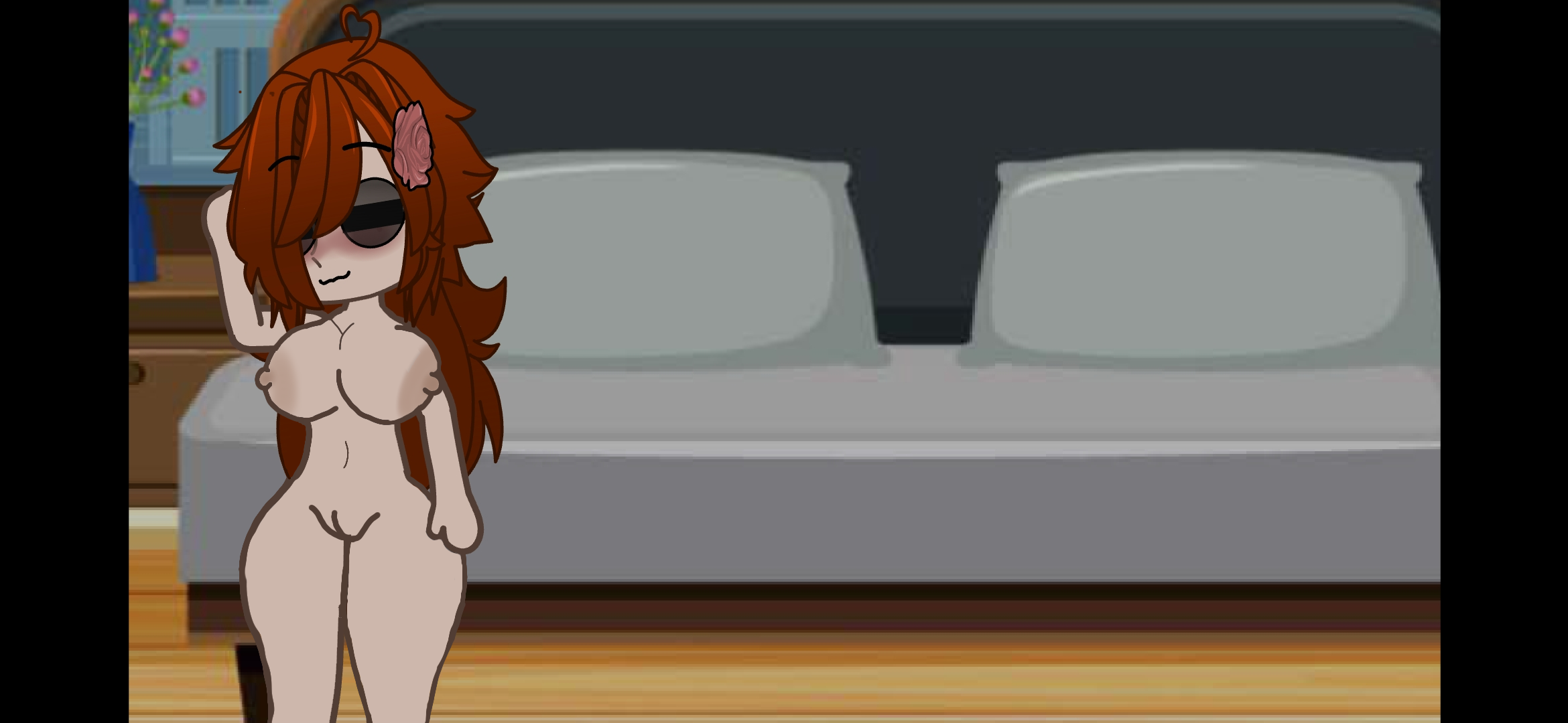 Rose: How good it feels to walk around naked~