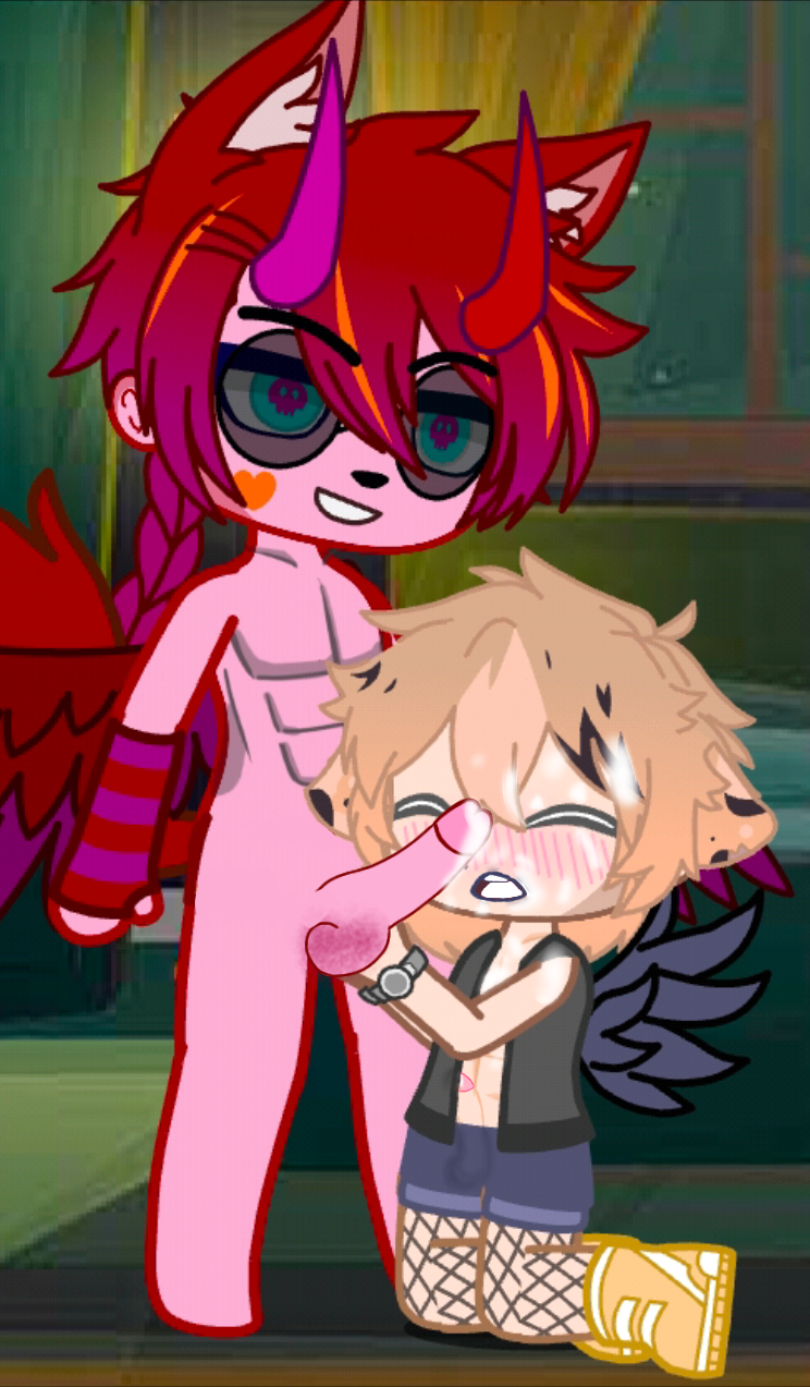 Gacha gay sucking dick