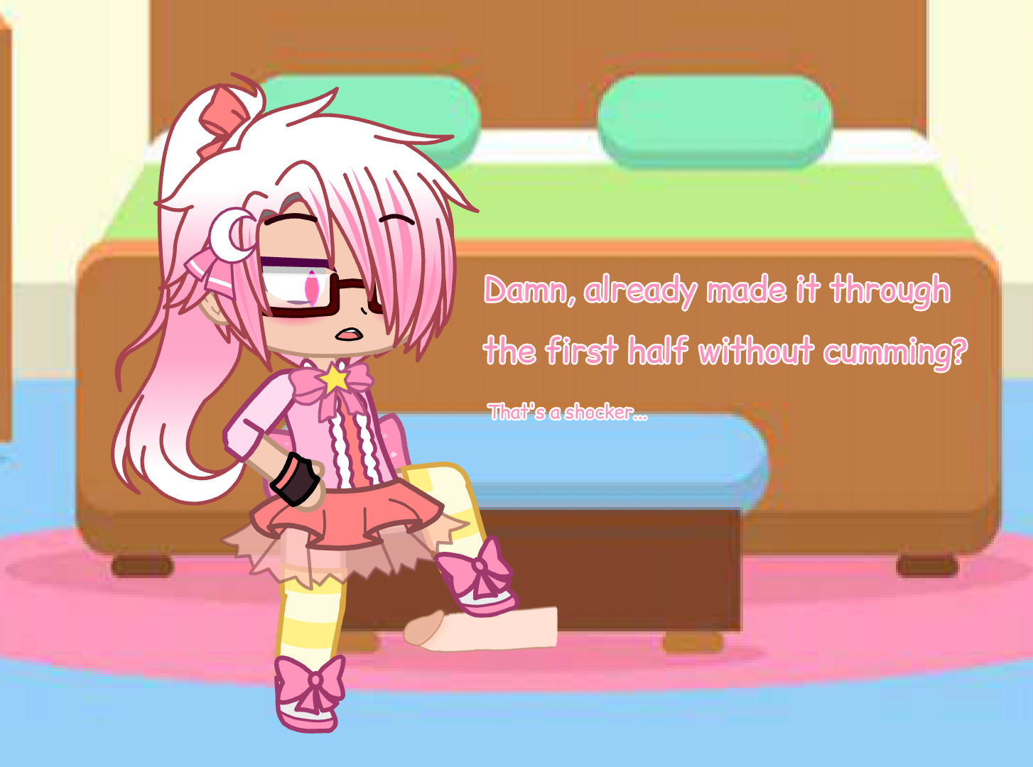 [Gacha 18+ Comic] No Nut November With Wanchi