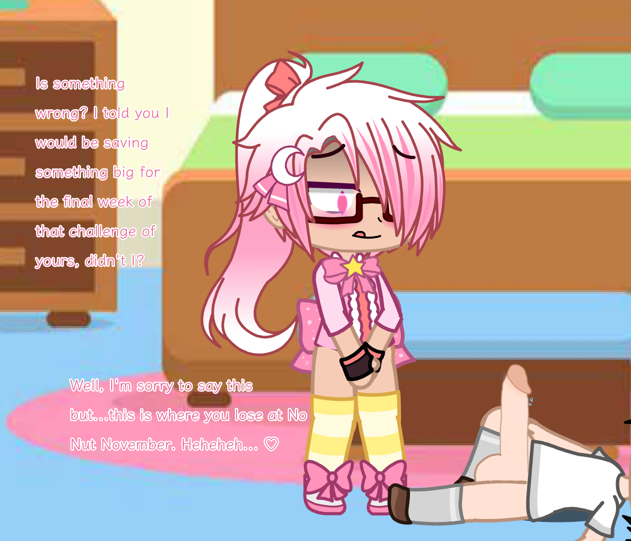 [Gacha 18+ Comic] No Nut November With Wanchi