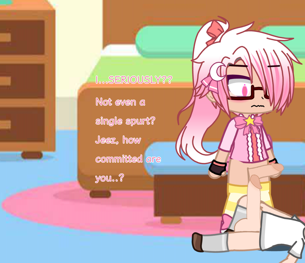 [Gacha 18+ Comic] No Nut November With Wanchi