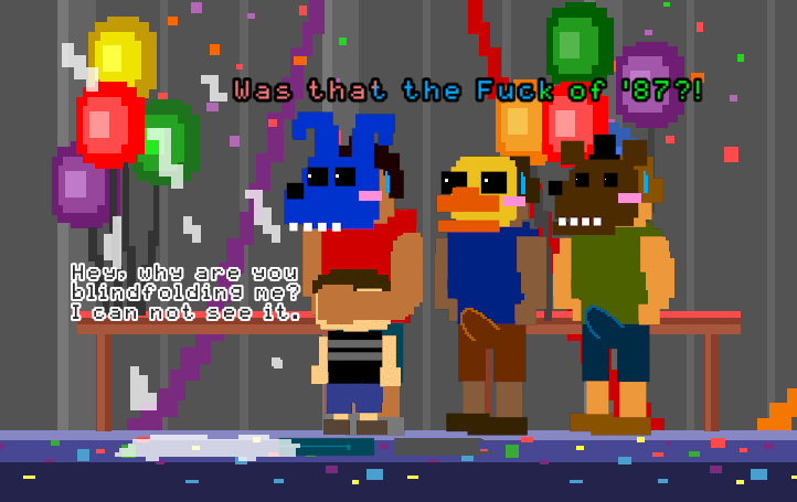 Mike gets fucked by Fredbear.