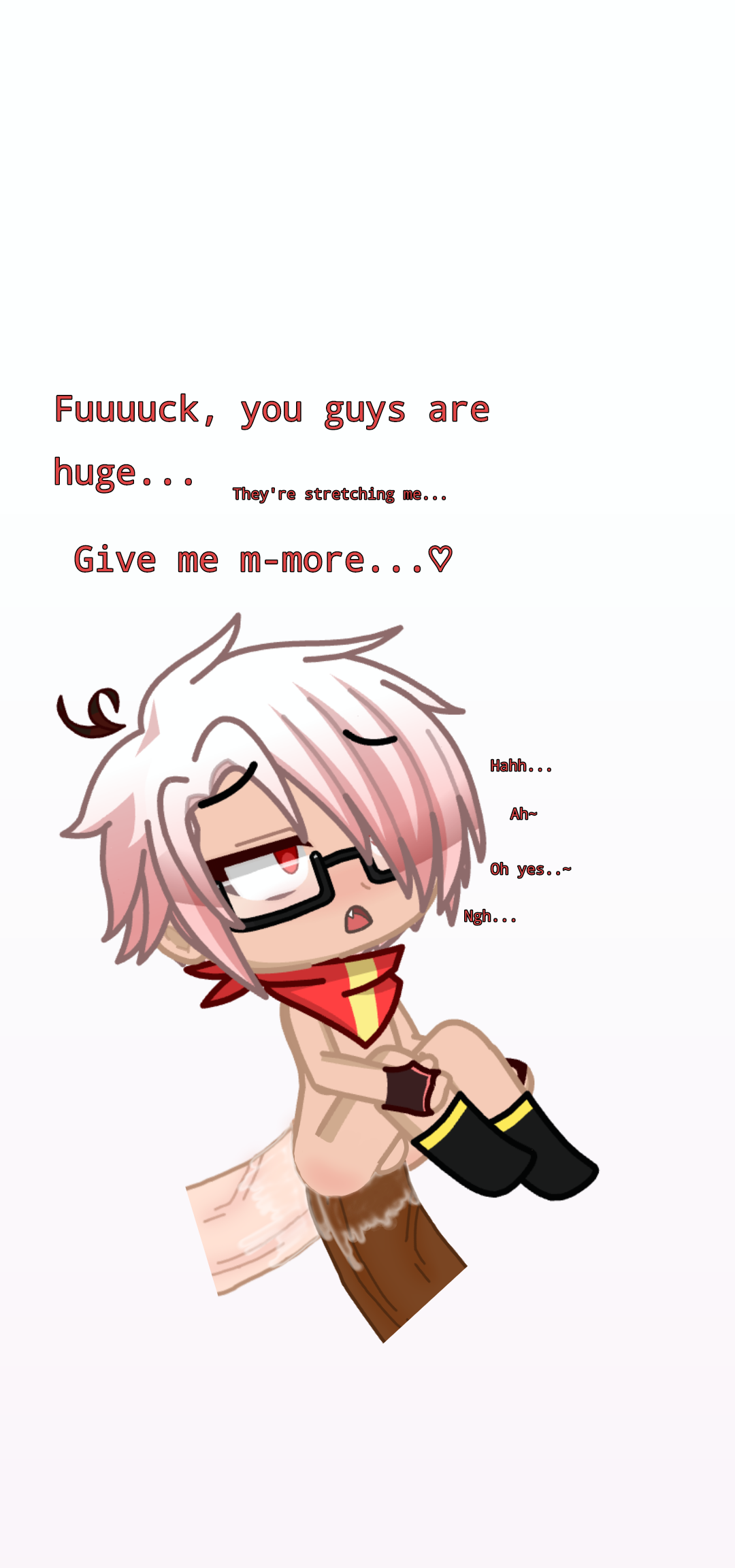 [Gacha] Ichi Fucked By Two Massive Cocks