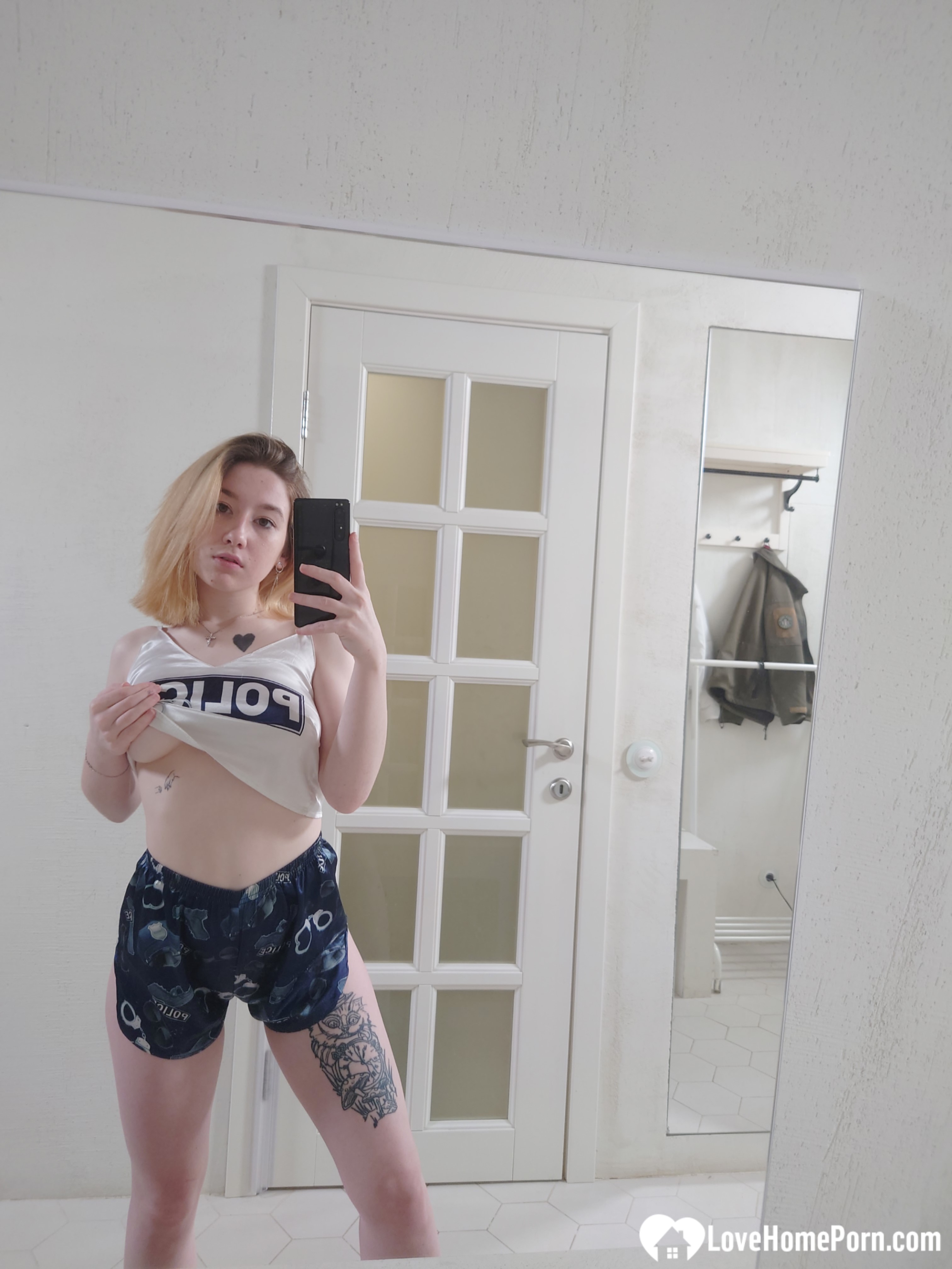 I love to play with my big tits