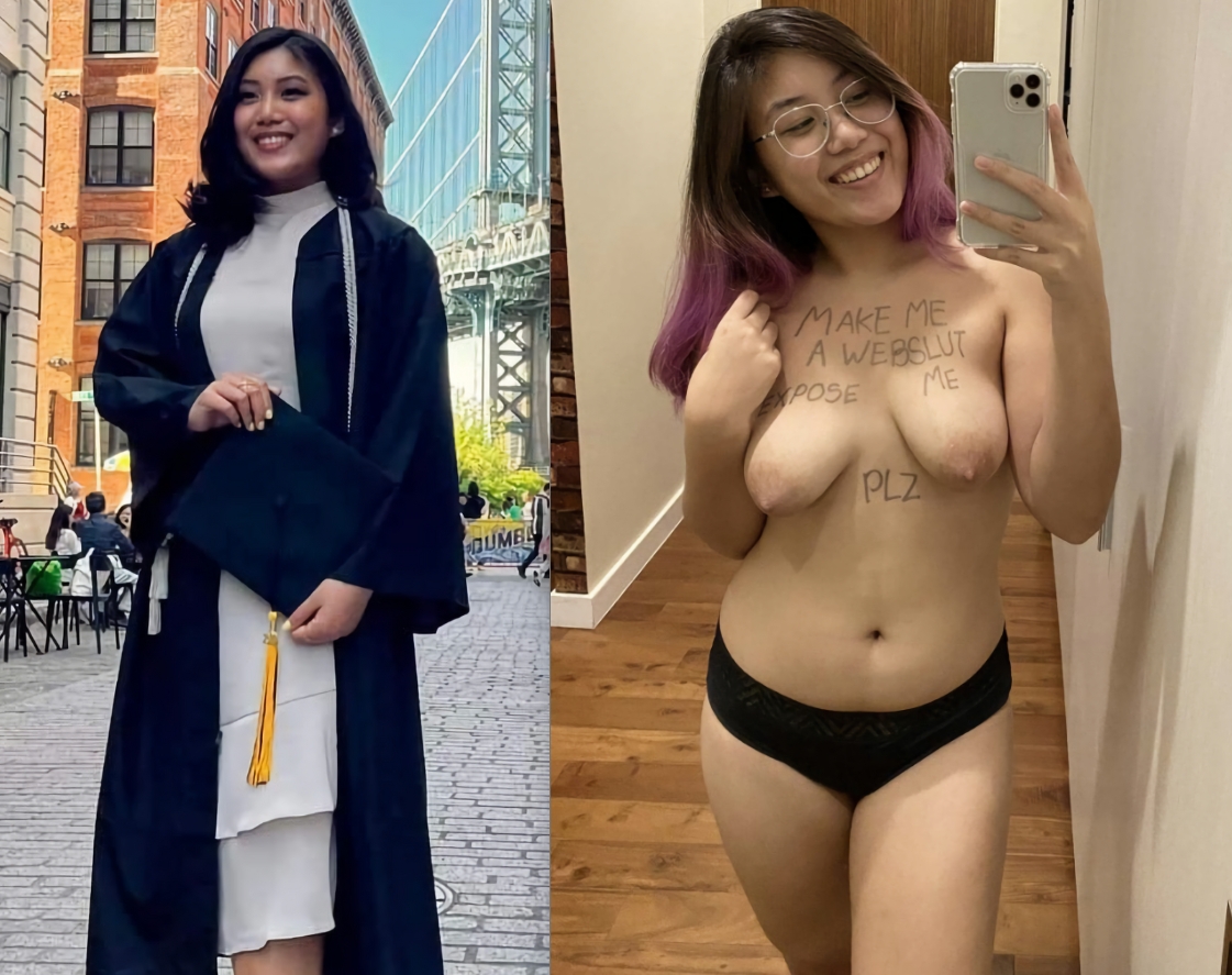 Cute Asian webslut naked