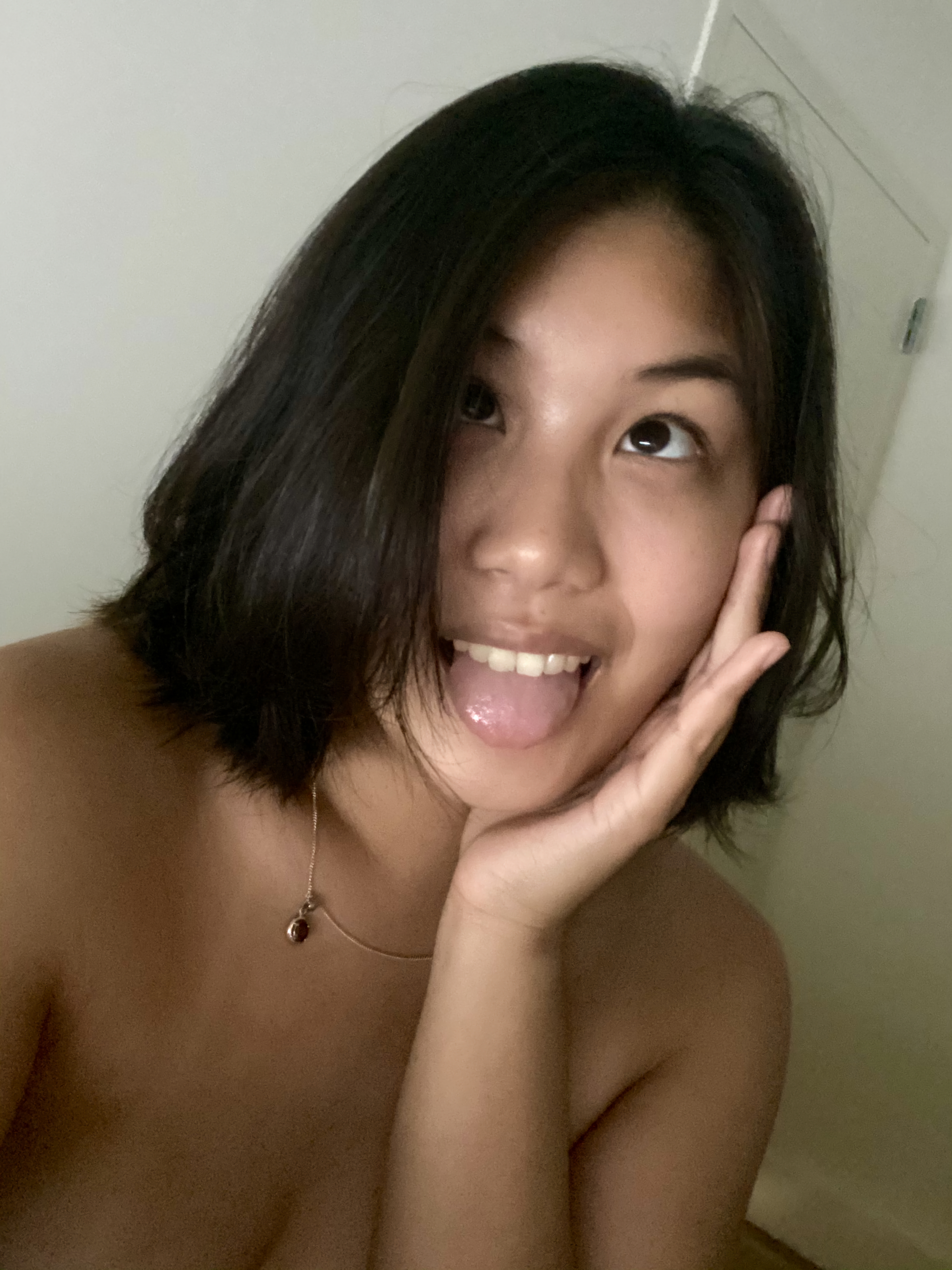 Cute Asian webslut naked