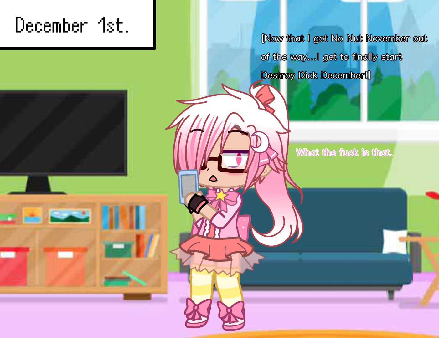 [Gacha 18+ Comic] Destroy Dick December With Wanchi