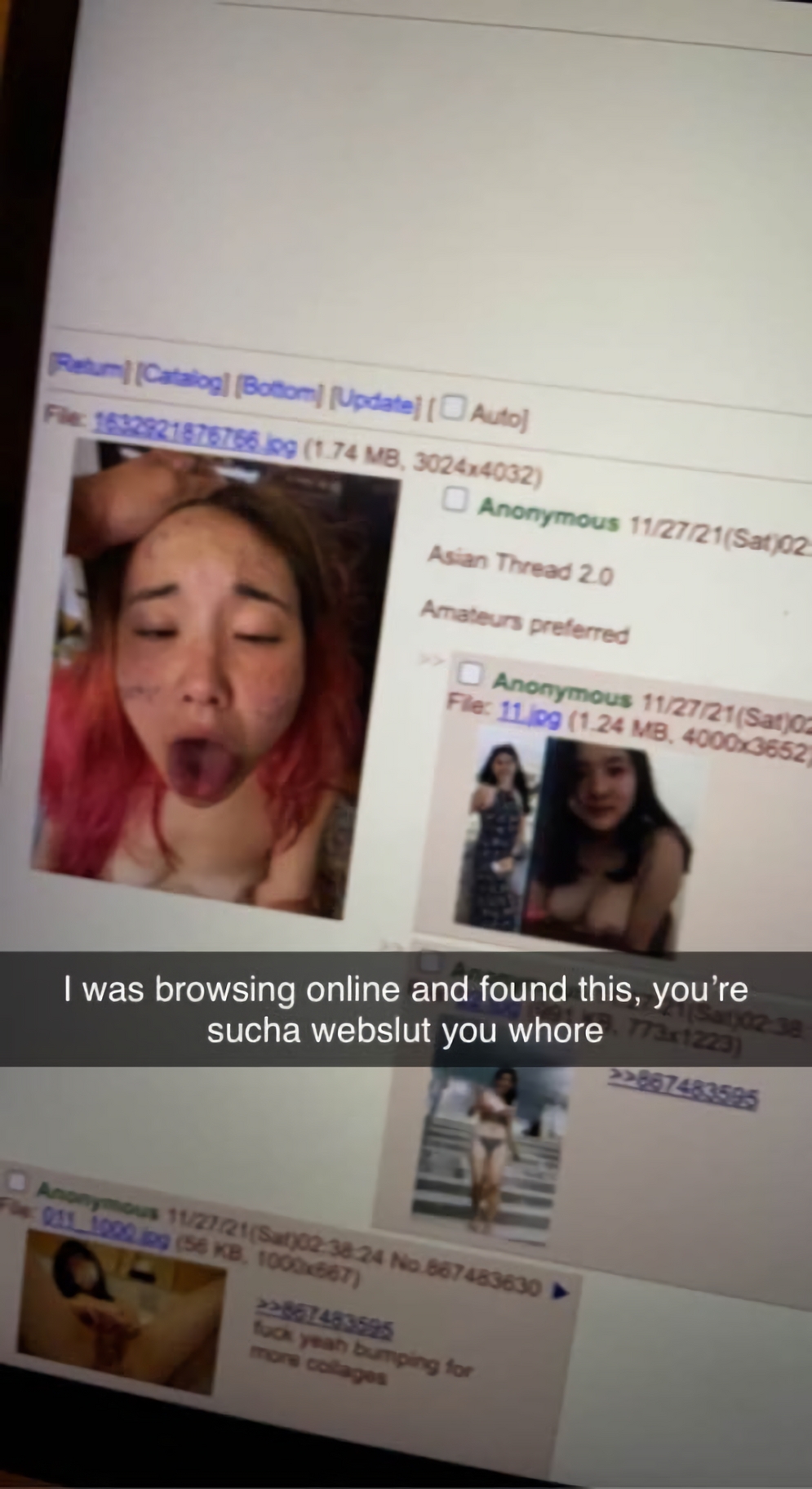Sexy Asian webslut Lauren