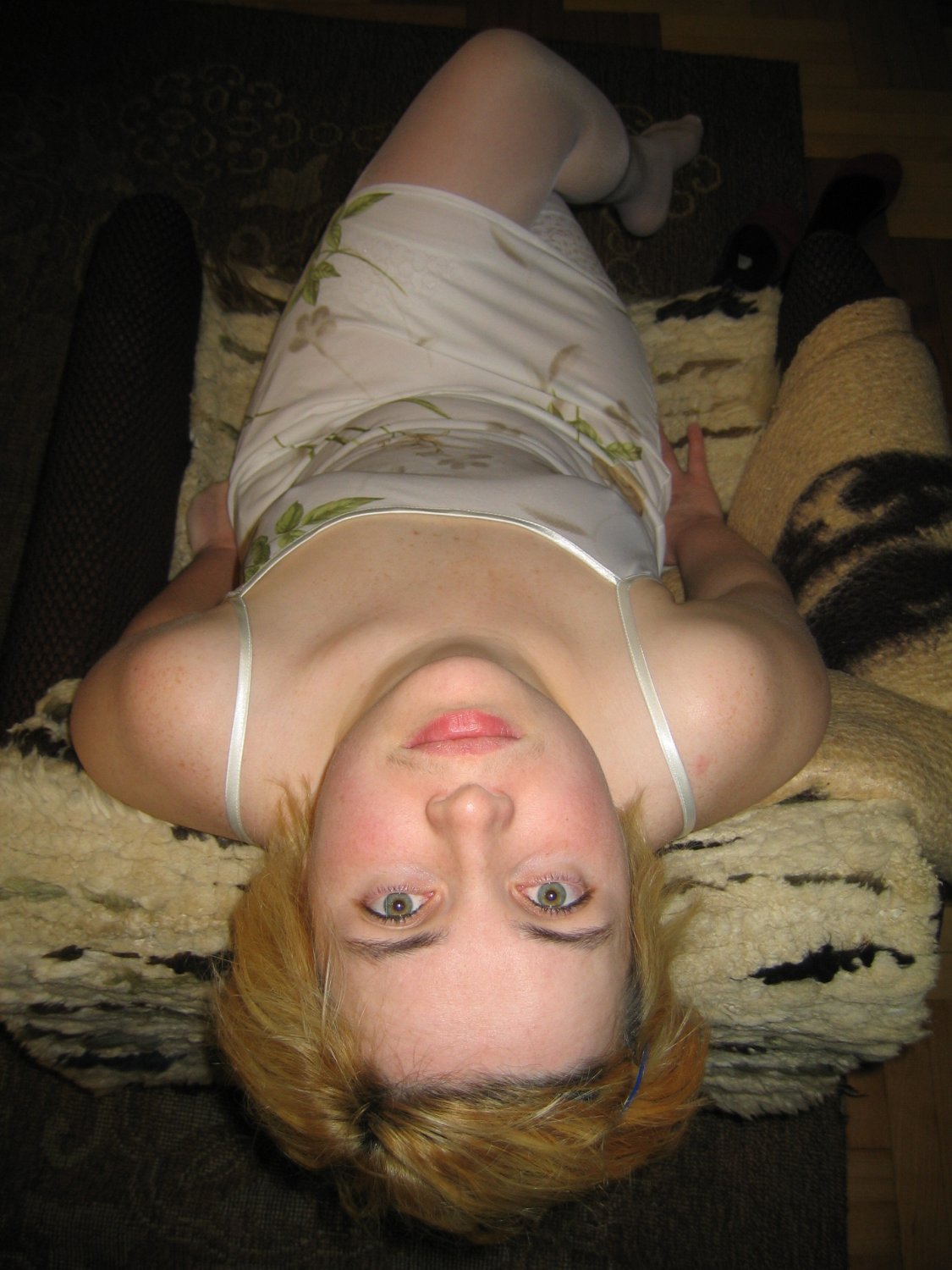 slut in white stockings