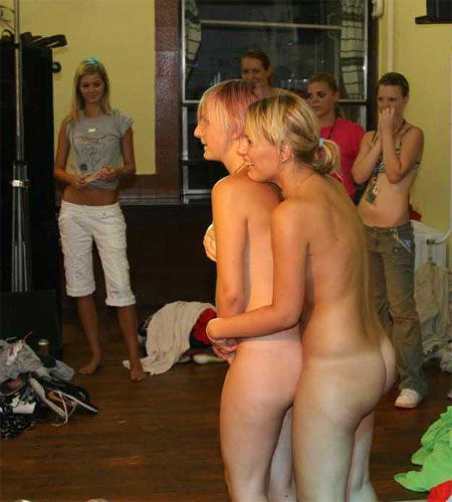 shy women covering up
