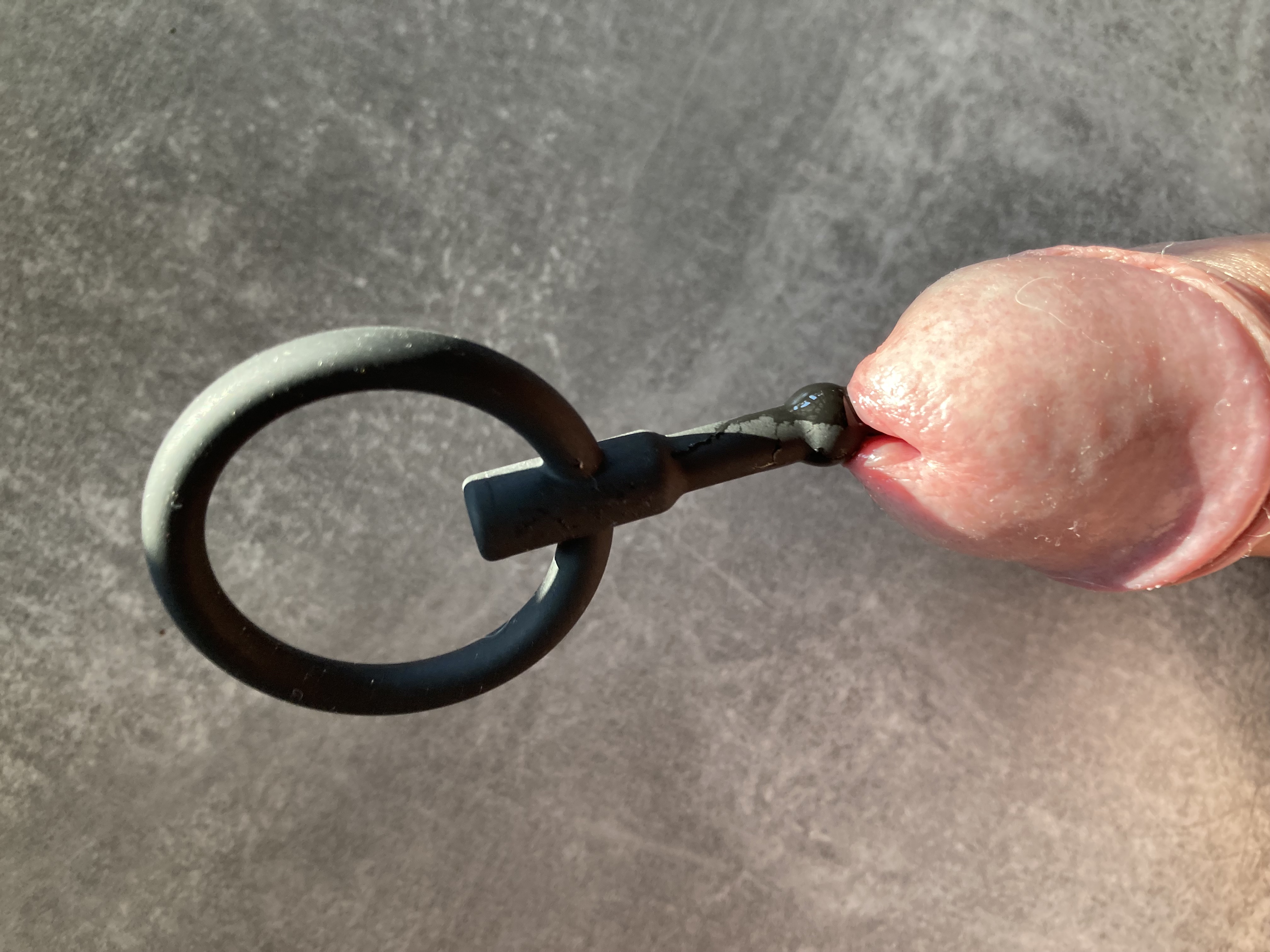 My penis plug fits in well